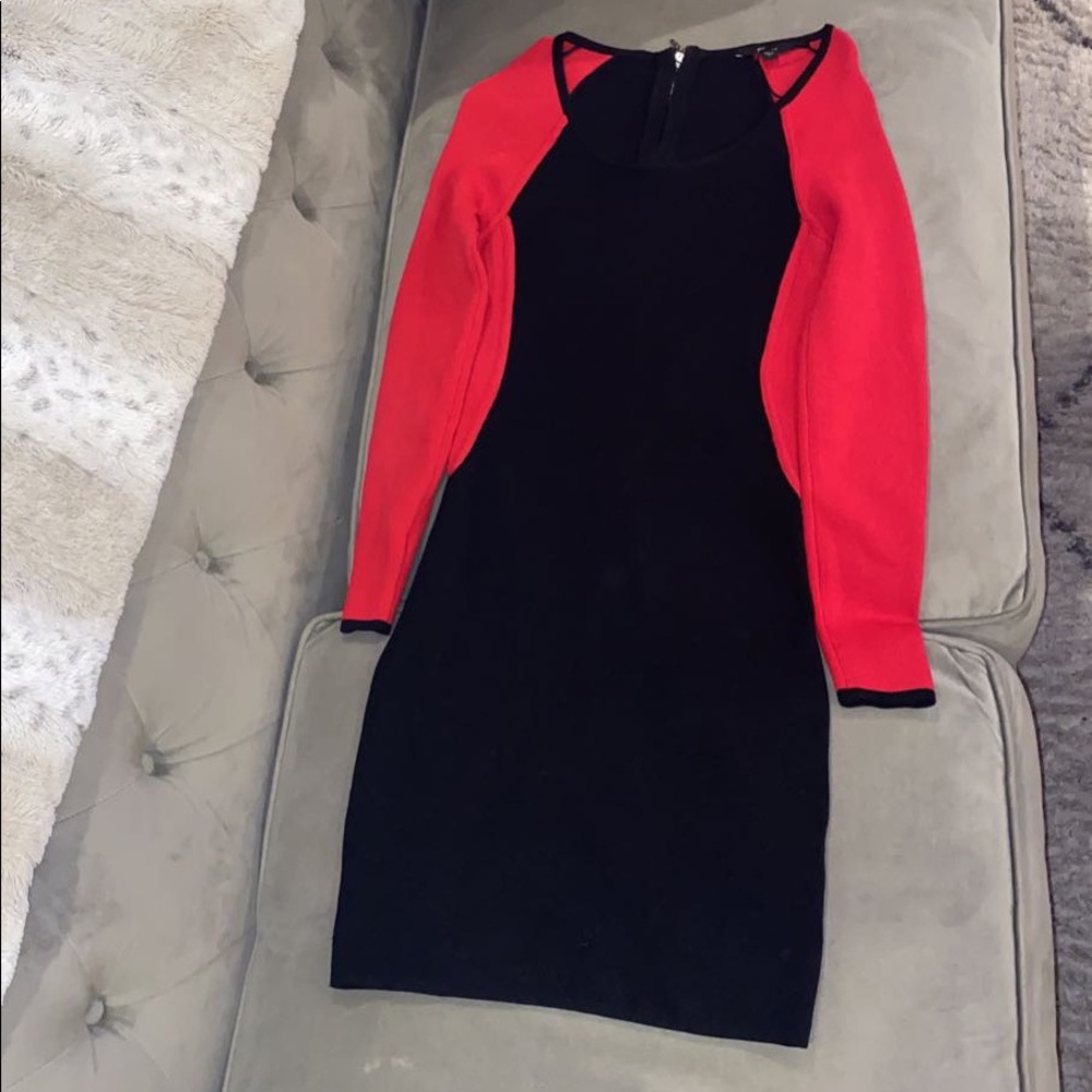size small red/black guess dress